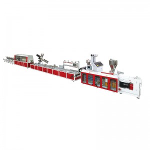 PVC Wood-Plastic Quick Assembling Wall Panel Extrusion Line