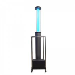 100W lithium battery intelligent smart UV disinfection lamp trolley