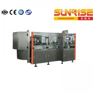OEM/ODM Factory Bottle Case Packer Machines - CSD Soft Drinks Beverage PET Can Filling Line Packing Machine – Sunrise