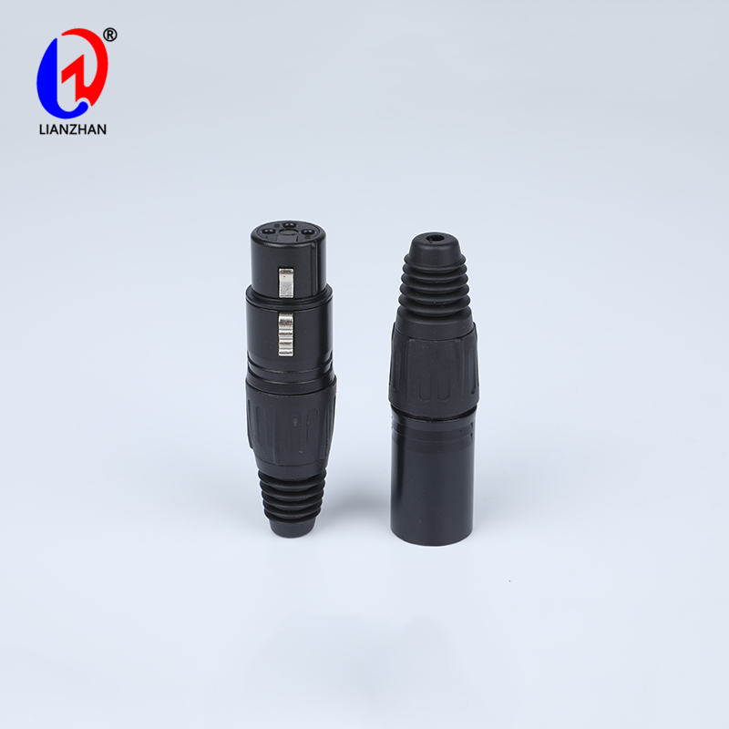 High Quality for XLR Audio Connector - Audio Socket XLR 3 Pin Male Female Audio Microphone Mic Cable Plug Connector – Lianzhan