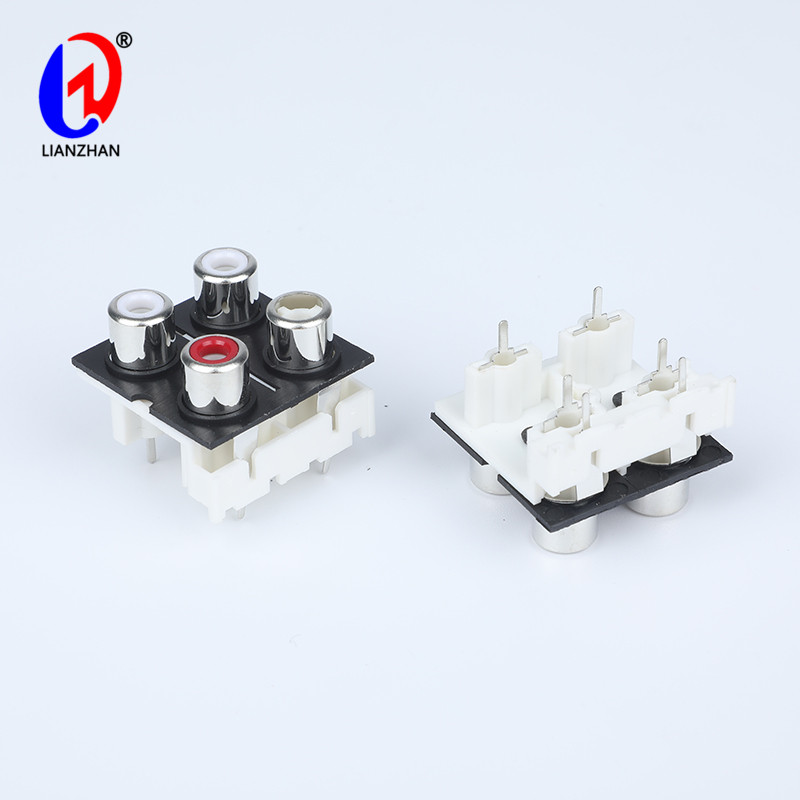 Chinese Professional RCA Female Socket Connector - Audio Amplifier PCB Panel Mount RCA Socket Female Jack Audio Video AV Connector – Lianzhan