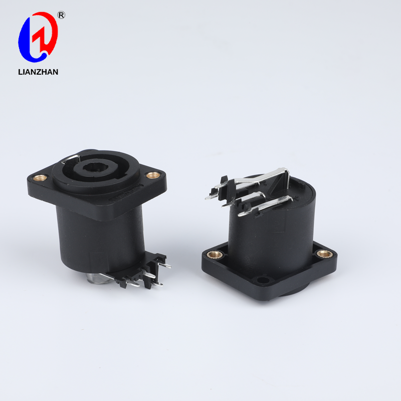 Panel Mount 4 Pin SpeakOn Female Compatible Audio Cable Socket Connector Featured Image