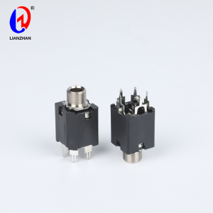 PriceList for Audio Video Jack Connector - Audio Jack 5 Pin 6.35mm Socket Headphone Stereo Panel Mount Jack Connector – Lianzhan