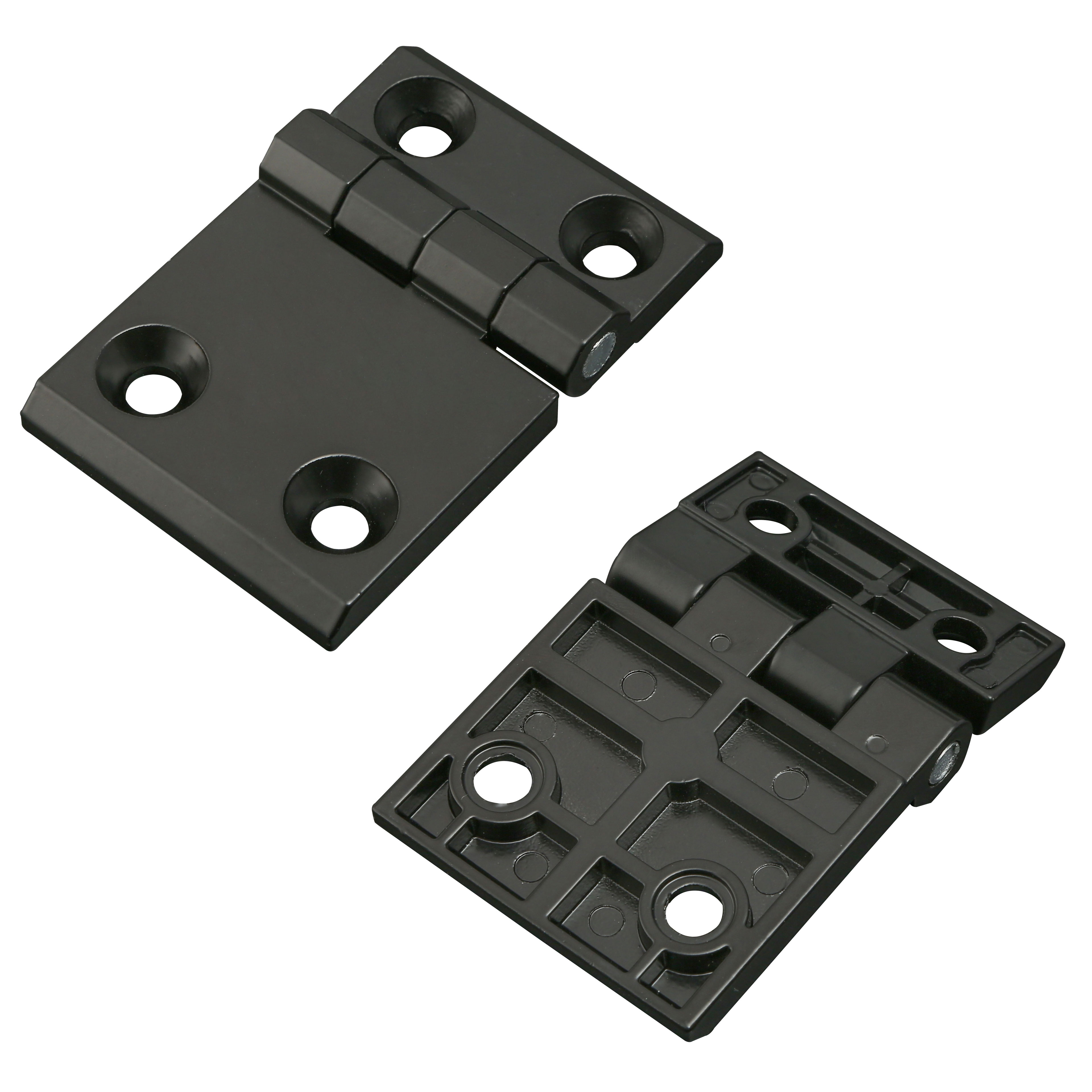 China industrial CL226-4 Continuous Butt Cabinet Butterfly Door Mini Hinges  Zinc Alloy Metal Box Small Furniture black flat Hinge Manufacture and  Factory