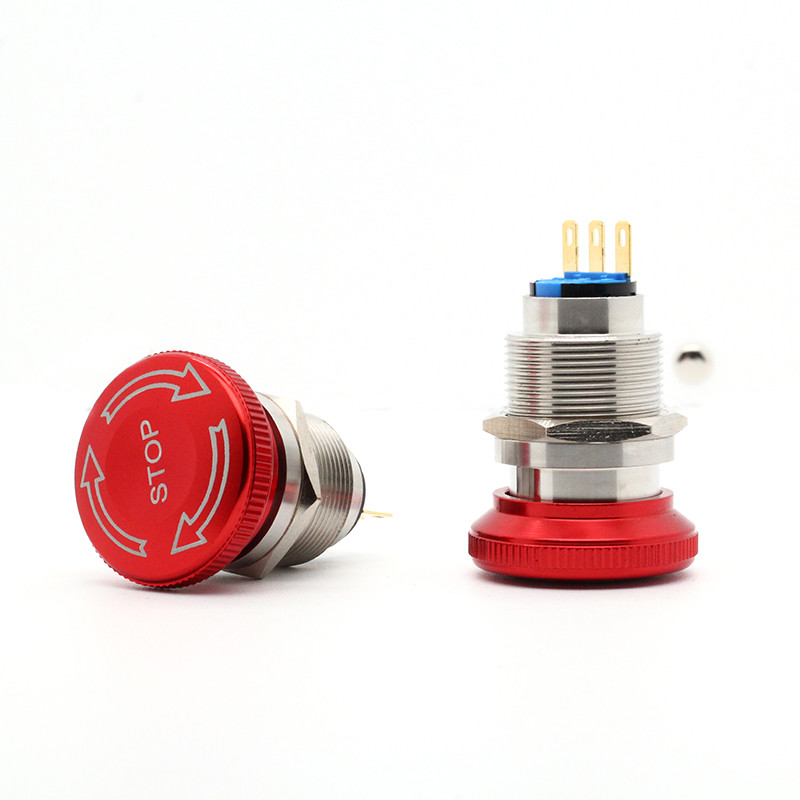 China wholesale Mechanical Push Button Lock Suppliers –  Emergency Stop Metal Push Button – Lida Locks