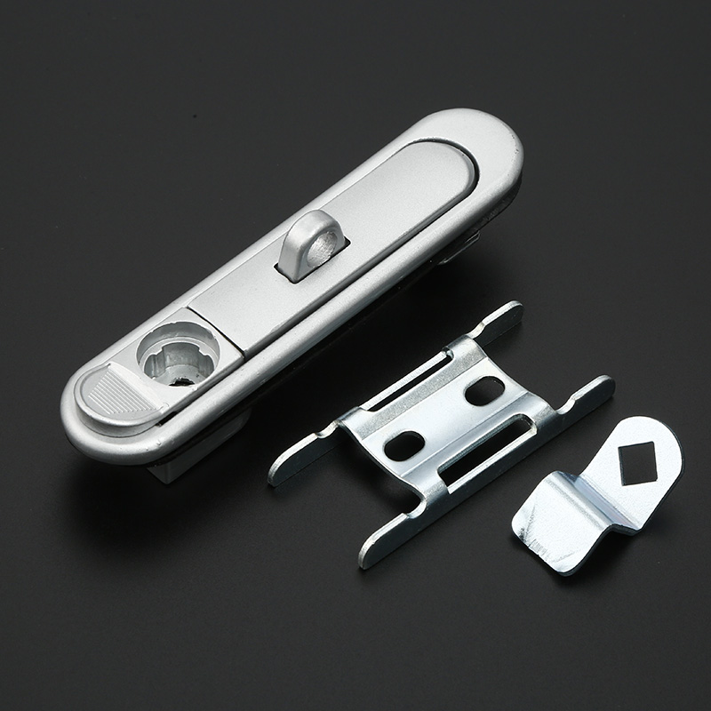 Smart Cabinet Lock Factories –  Mode AB302-G zinc plated cabinet push lock used on metal panel box – Lida Locks
