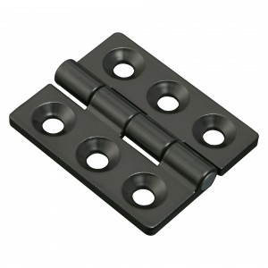 CL235 furniture hinge series concealed butterfly type cabinet door zinc alloy black electrical cabinet hinge