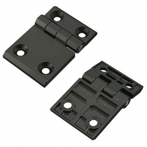 industrial CL226-4 Continuous Butt Cabinet Butterfly Door Mini Hinges Zinc Alloy Metal Box Small Furniture black flat Hinge