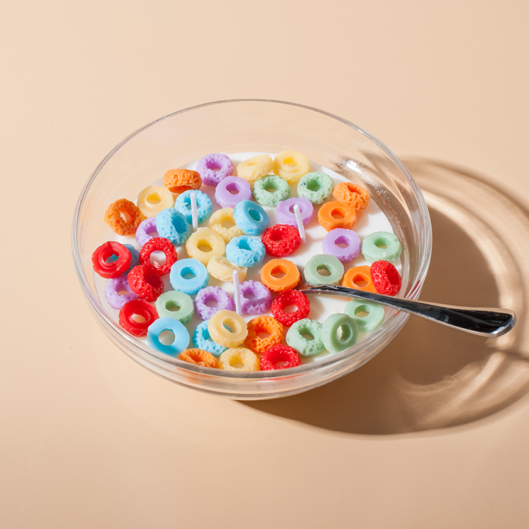Cereal Candle With Spoon (2)