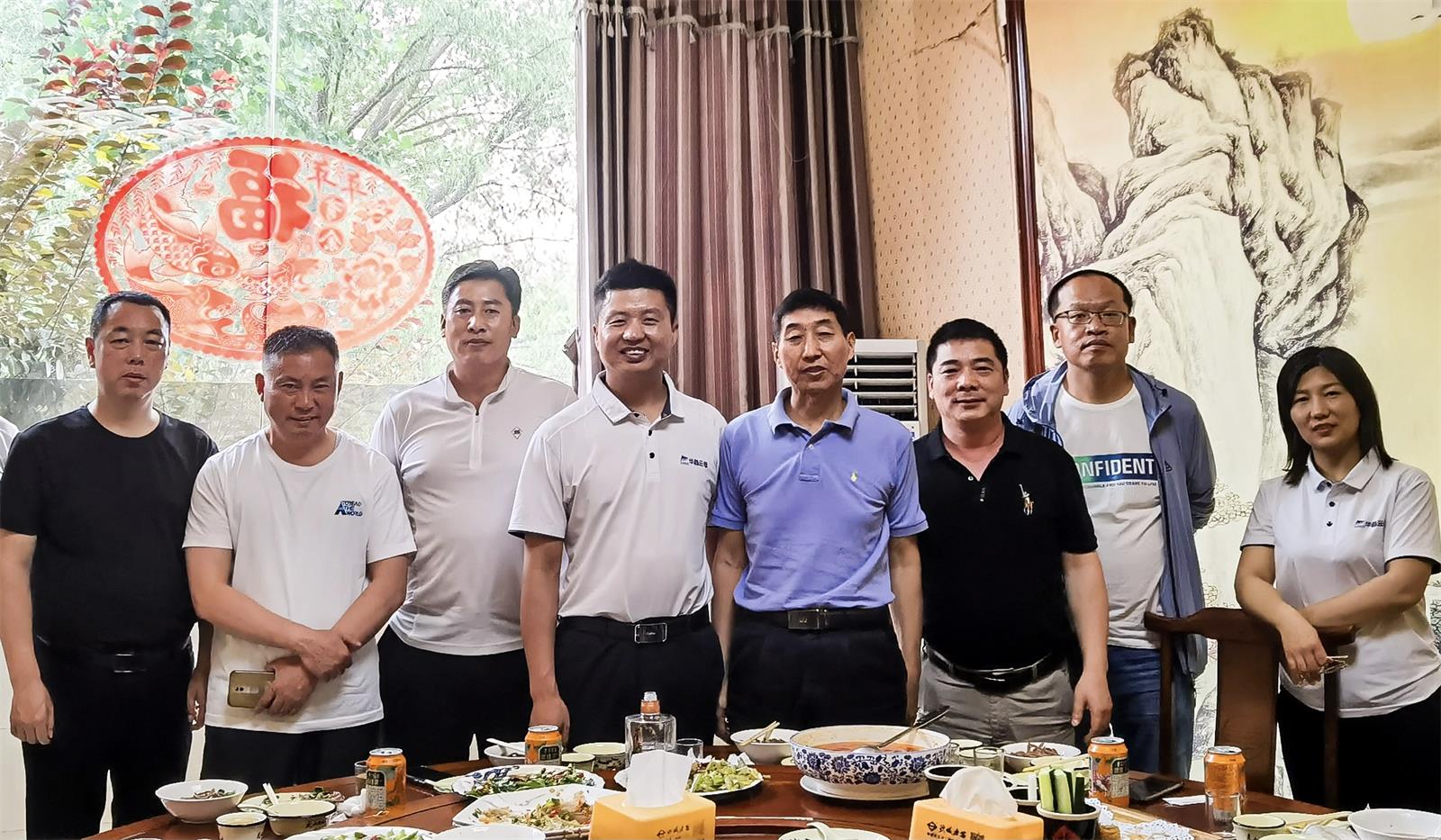 On June 16, 2022, the team to visit Lingshou Huajing Mica Co.,Ltd. from Hebei, ZheJiang, Hubei