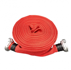 Double Jackets Polyester PU Line Canvas Used Fire Fighting Layflat Hose