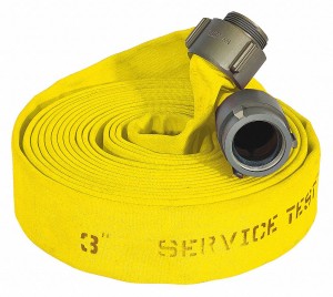 Double Jacket 40mm Fire Hose With Brass Nh Coupling