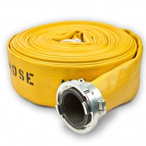 Double Jacket 40mm Fire Hose With Brass Nh Coupling