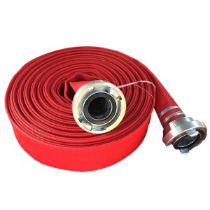 Minshan Filament PVC/ Rubber or Cartons High Intensity Polyester fire hose