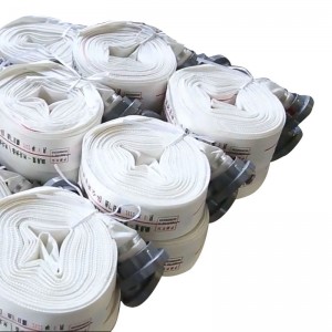 Chinese Manufacturers PVC Lined Fire Fighting Cotton Canvas Hose Pipe High Pressure Flexible Fire Hose