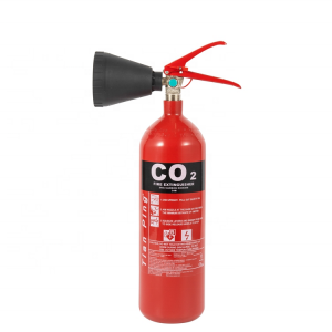 Howdy Co2 Fire Extinguisher Sign Dioxide Fire Extinguisher Portable Carbon Easy to Used 5kg Chrome Valve with Red Handle Steel