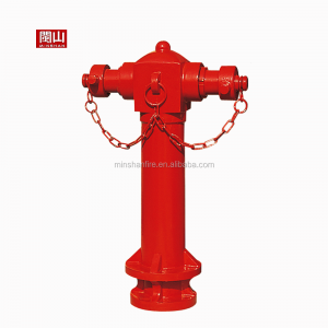 Outdoor Ductile Cast Iron Fire Hydrant System For Firefighting