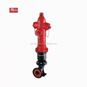 Fire Hydrant System Red & Yellow Epoxy Coated Copper Alloy 2×2.5″ Control Valve with Female BS Inst.outlet Cast Iron
