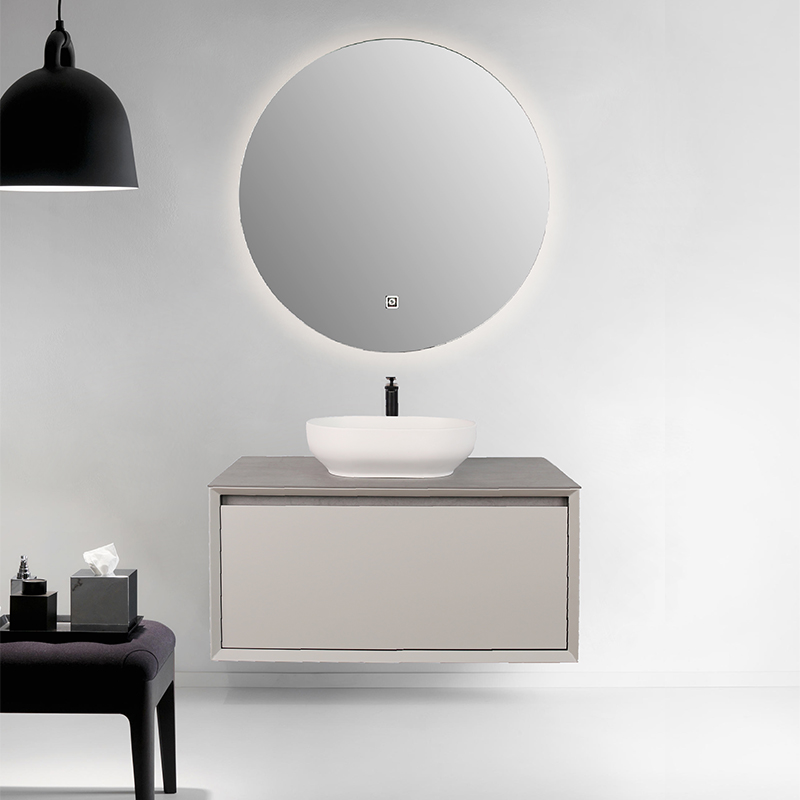 China wholesale Smart Lavatory Products –  Modern Bath Wall Mounted Bathroom Vanity Cabinet – Moershu