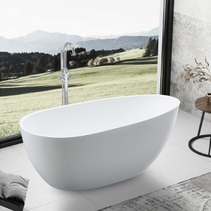 Modern Soaking Freestanding Bathroom Acrylic Bath Tub