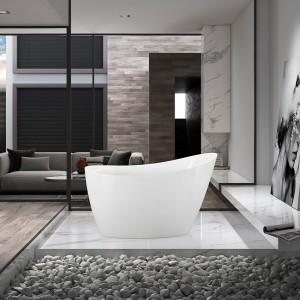 Small Acrylic Double-Layer Bathtub