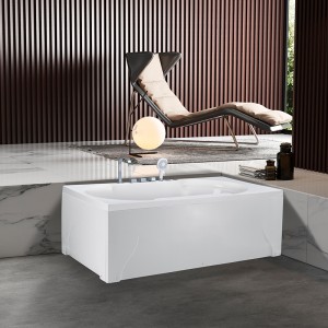 Acrylic Surfing Bathtub with Faucet