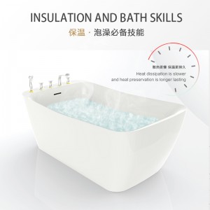 Wholesale Acrylic Bathtub 1600mm PY160-71