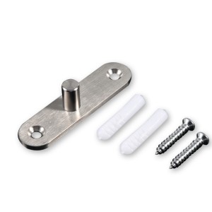 This top pivot pin is a durable and reliable component used to attach glass doors to hinges, providing a secure and safe closure.