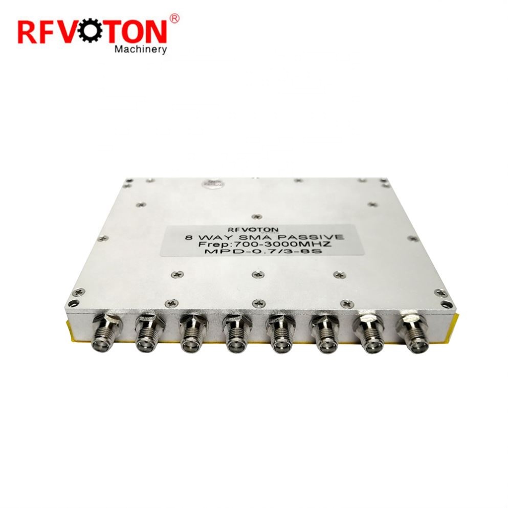 Power Divider Sma 700-3000MHz 8 Way Power Divider