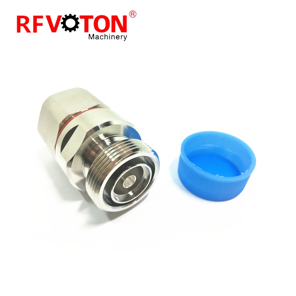 7/16 din female jack rf coaxial connector for 7/8 foam feeder cable