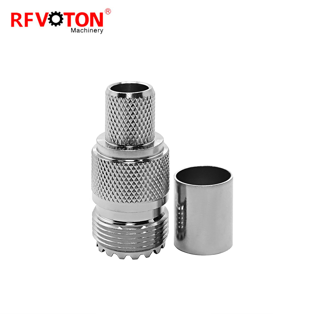 RFVOTON uhf female jack straight so239 pl239 rg214 rg213 cable connector