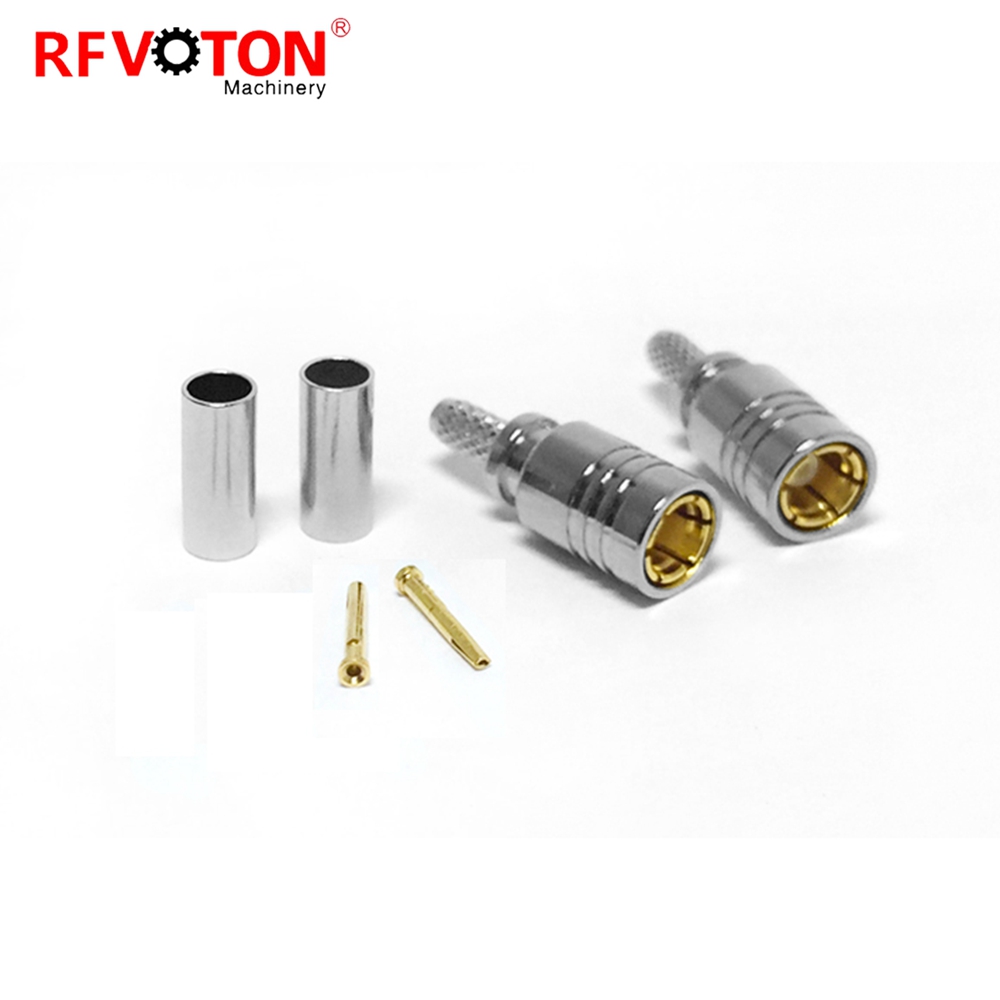 Crimp Type SMB Male Plug Connector For RG316 RG178 Cable