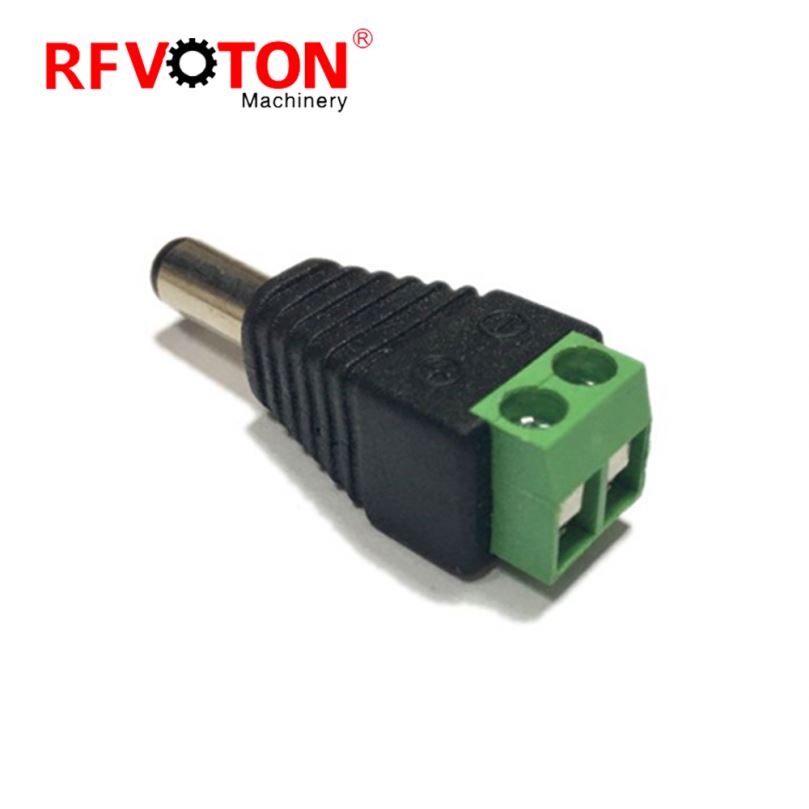 12v male DC Power Plug Jack Adapter Connector 5.5*2.1mm for cctv camera BNC balun