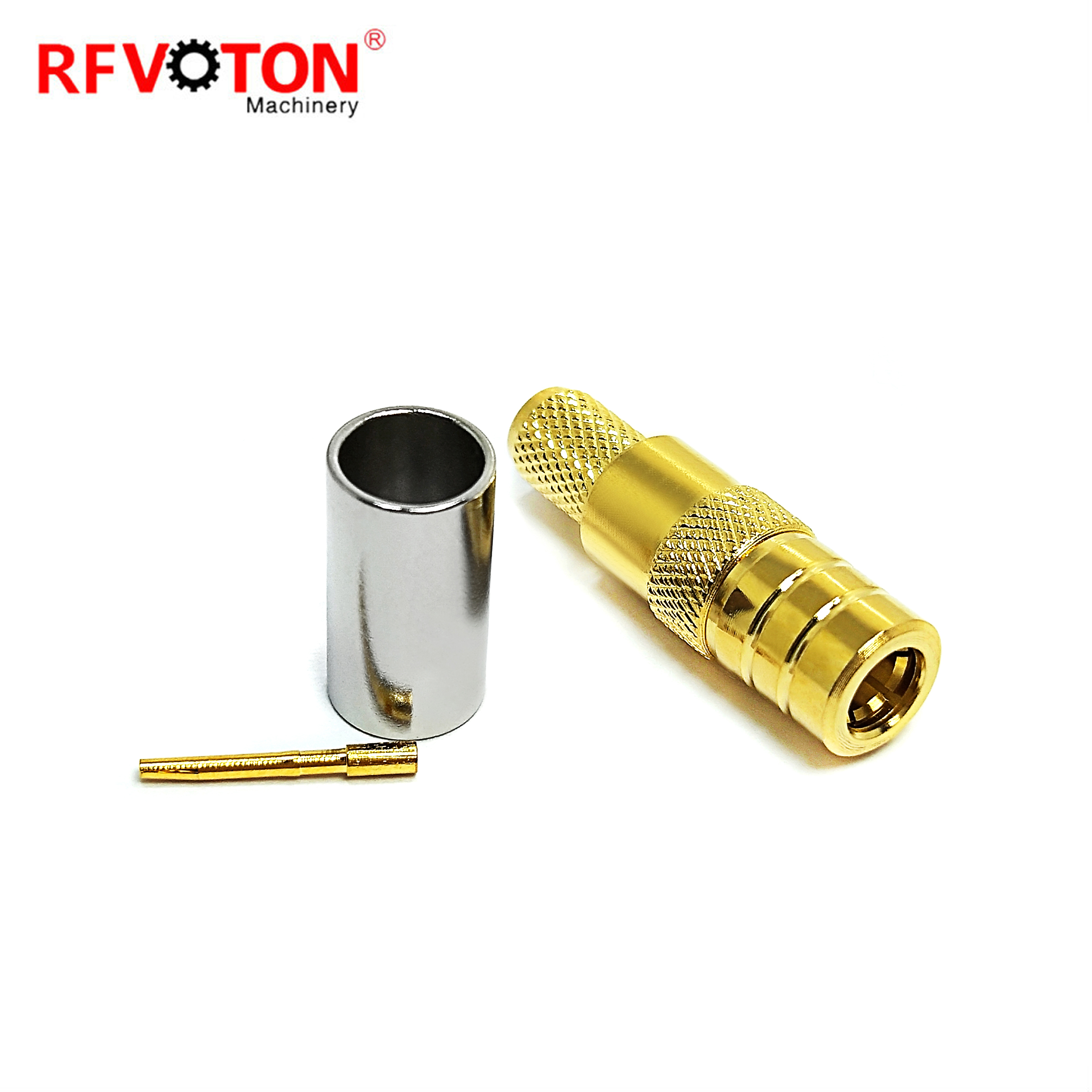 Hot Sell Straight SMB Type Connector Female Jack Crimp RF for Cable RG58 RG223