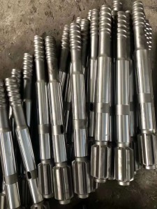 T51 600mm shank adapter drill pipe drilling rods rock drill rod for HL650,HL700,HL700T,HL710,HL800