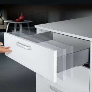 Buy Best Cabinet Drawer Slides Soft Close Suppliers –  CBZ  Slim Luxury double wall drawer – SACA