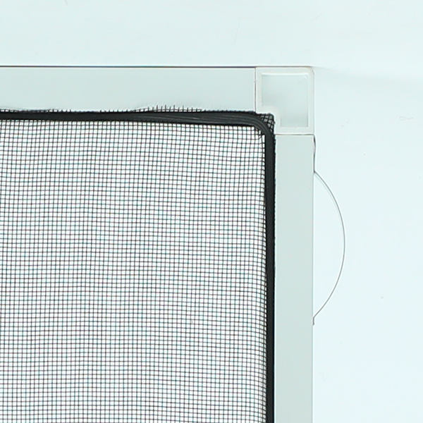 Aluminum profile mosquito net screen window with fiberglass netting