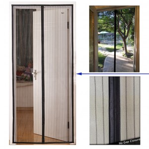 Special Price for Black Door Stop - 100% Polyester Economic Price Magnetic Door Curtain  – Charlotte