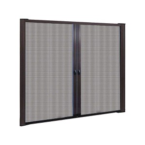 Magnetic Fly Screen Door Retractable Sliding Fly Screens Door-Grey