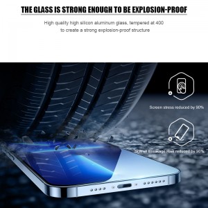 Full Cover Protective Glass For iPhone 13 12 11 Pro Max 13 12 Mini Screen Protector