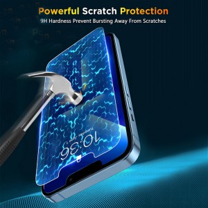 iPhone 14 plus anti-spy screen protector 9H tempered glass