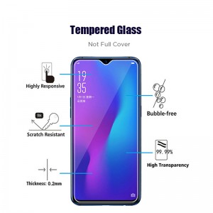 Protective Glass For OPPO A5 A9 A7X A9X A12e Screen Protector