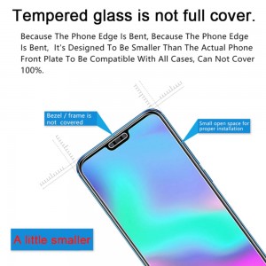 Tempered Glass for Huawei Honor 20 8c 8a 7a 7c Pro Protective Glass