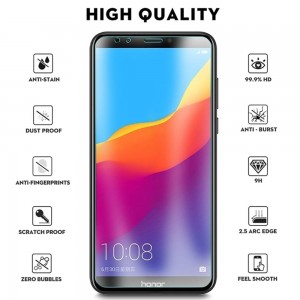 Toughed Hardness Glass for Huawei Y9 Y5 Y6 Y7 Prime HD Film on Honor 7C Pro Film