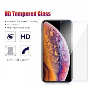Protective Glass for iPhone 7 8 6 6S Plus 5 5S Se Hard Back Phone Film