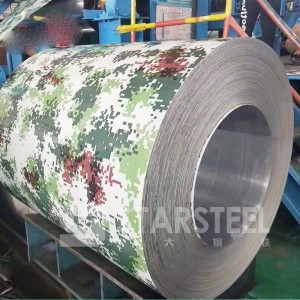 Coil Sheet Metal Supplier Manufacturers –  PPGI PPGL Prepainted Steel Coils/ Sheets/strips/camouflage Color PPGl   – Star Steel