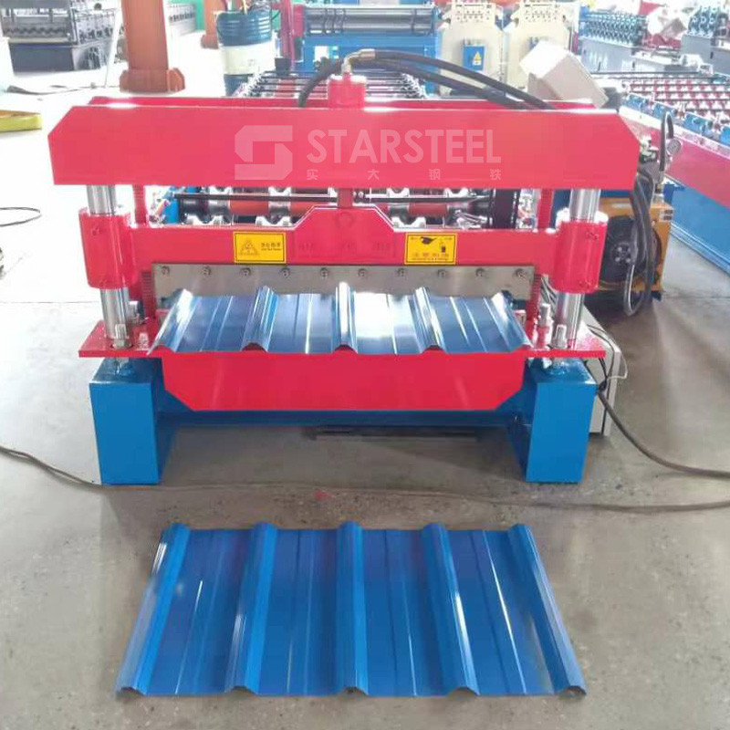 Roofing Sheet Roll Forming Machine Suppliers –  Color Steel Trapezoidal Roofing Sheet Making Machine  – Star Steel