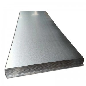 Q195 Q235 DX51D DX52D DX53D Placa de acero galvanizada Placa de chapa de acero galvanizada por tonelada