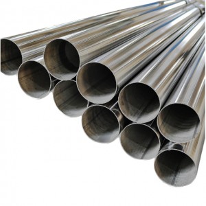 ASTM 304L rustfrit stål svejset rør Sanitærrør Pris Rustfrit stål rør/rør