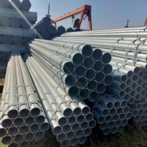 Hot sales Q195 Q235 Q345 Galvanized round pipe gi pipe for Scaffolding steel pipe